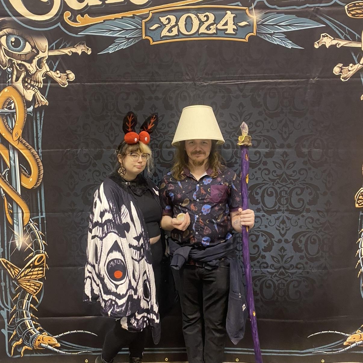 Oddities & Curiosities Expo 2024! Mothman & lamp