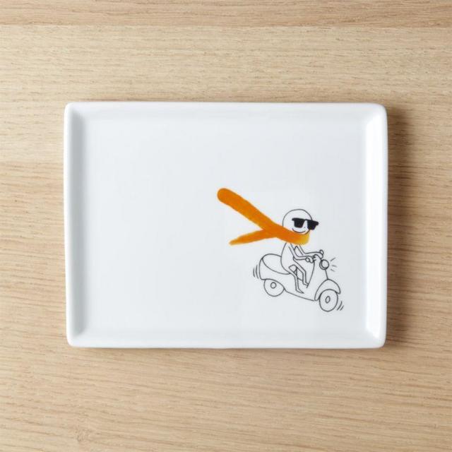 oliver carrot scarf appetizer plate