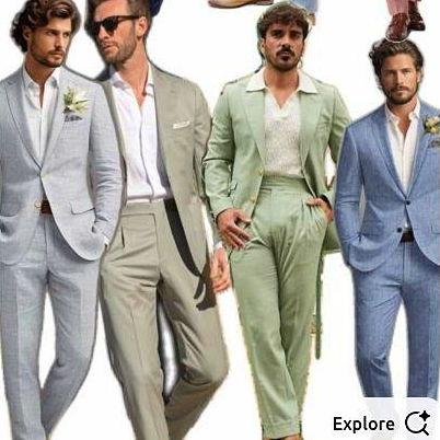 For our handsome guests, we’d love to see you in smart casual or formal wear, ideally in tones that reflect the wedding’s soft neutral and navy palette.