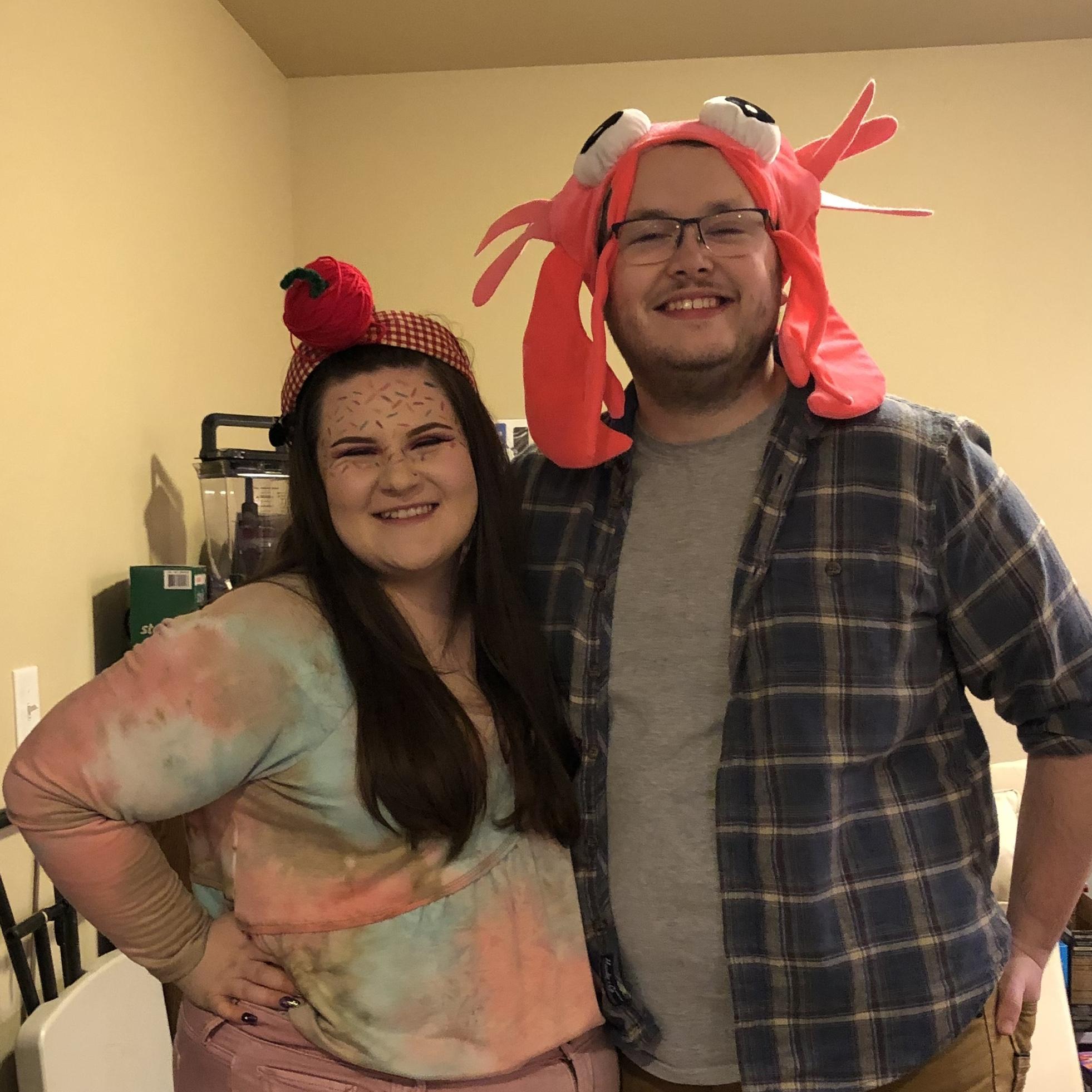 Ice cream and shrimp head - Halloween 2021