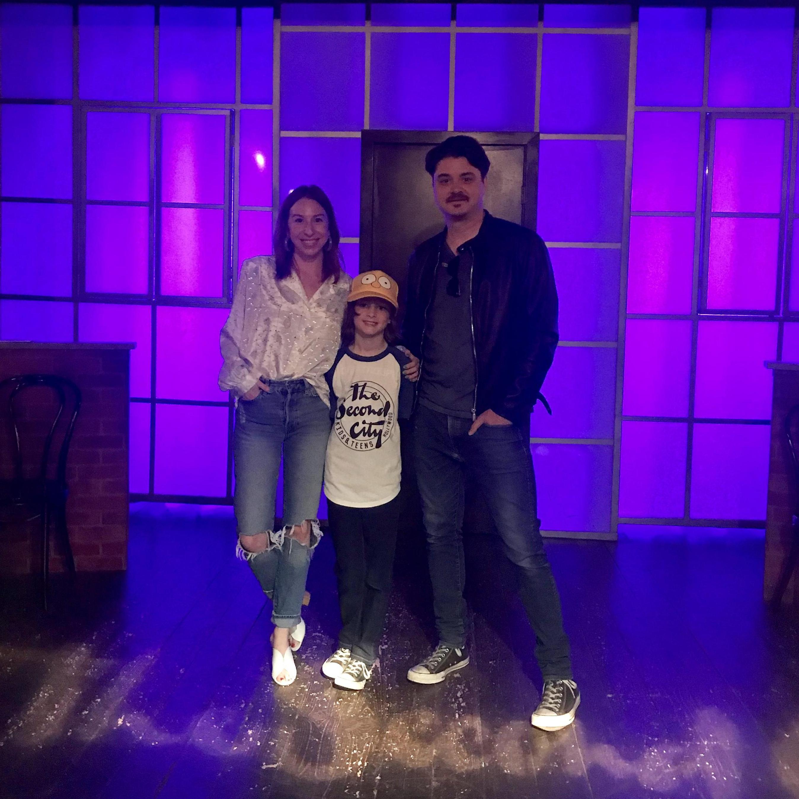 Finn's comedy camp performance at Second City in Hollywood