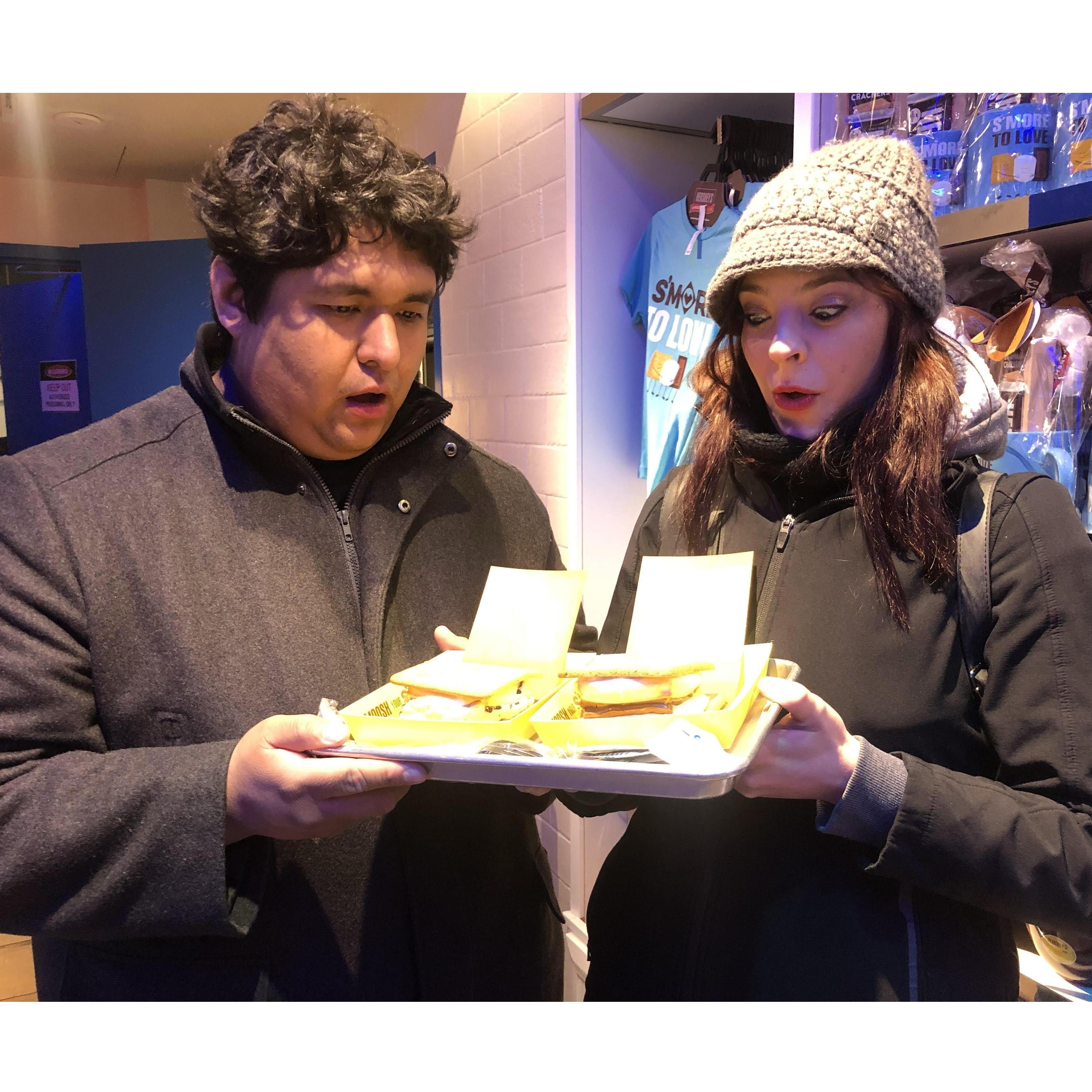 Giant Smores in Time Square