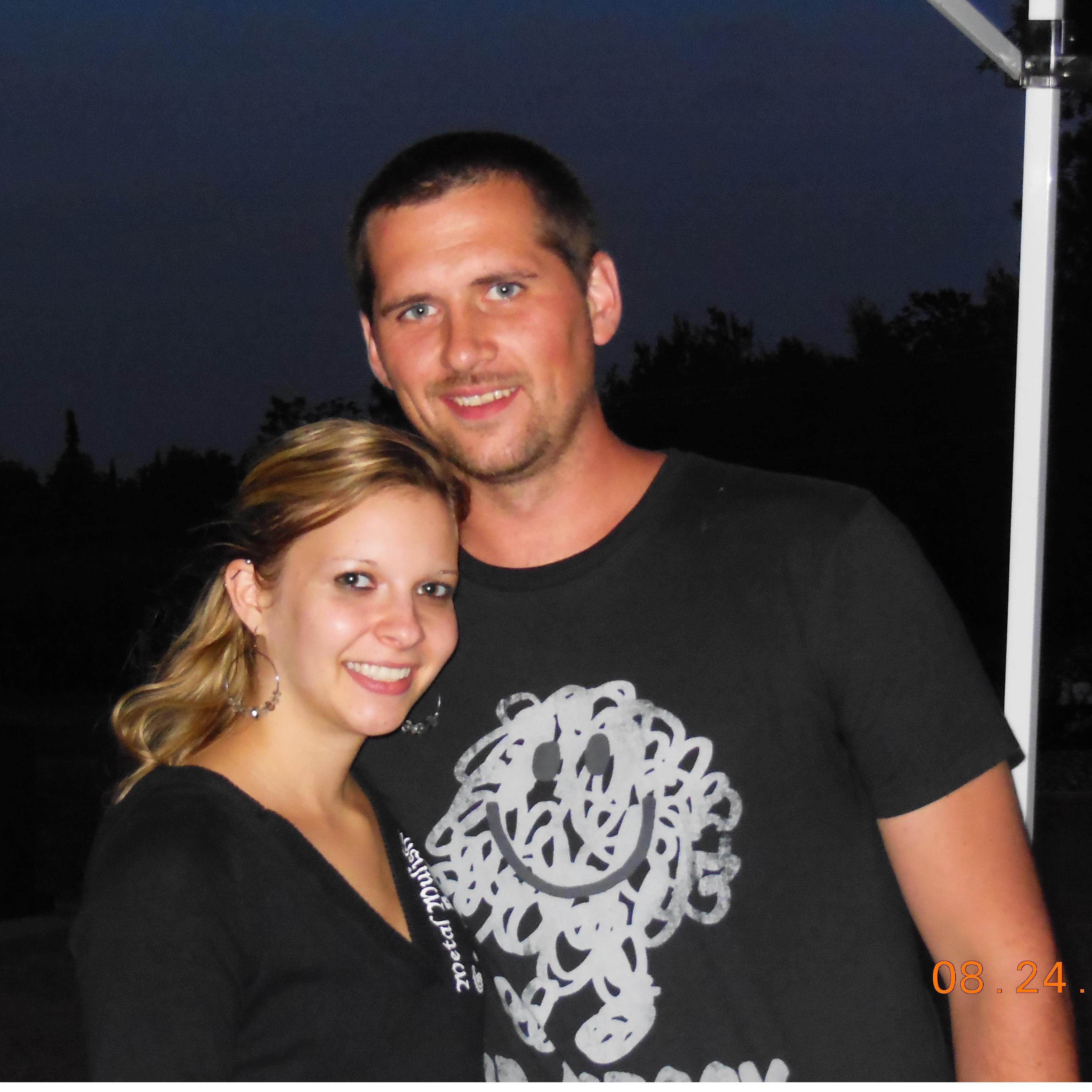 This picture was taken one month after we met in 2013.