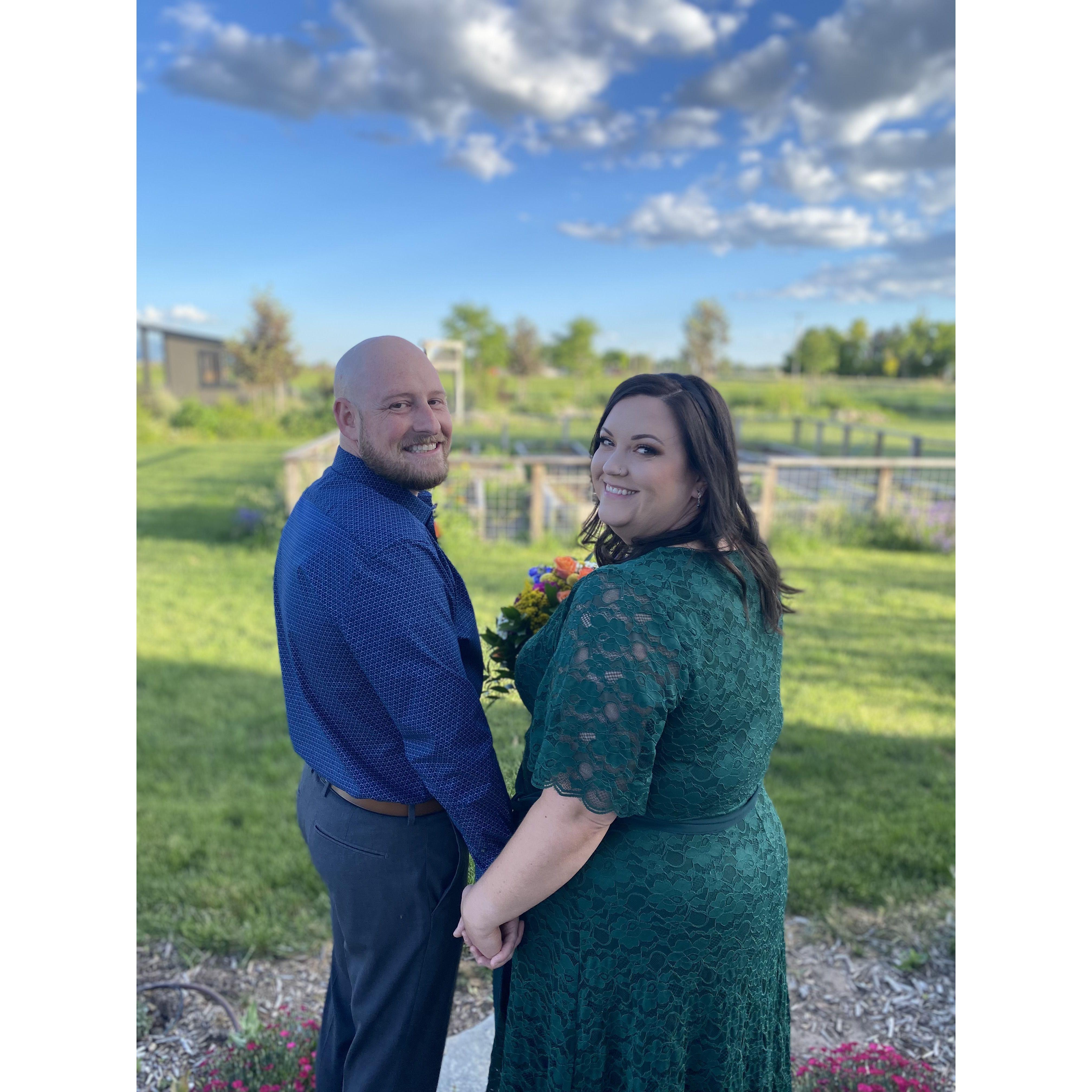 Brad Densley and Erica Anderson's Wedding site
