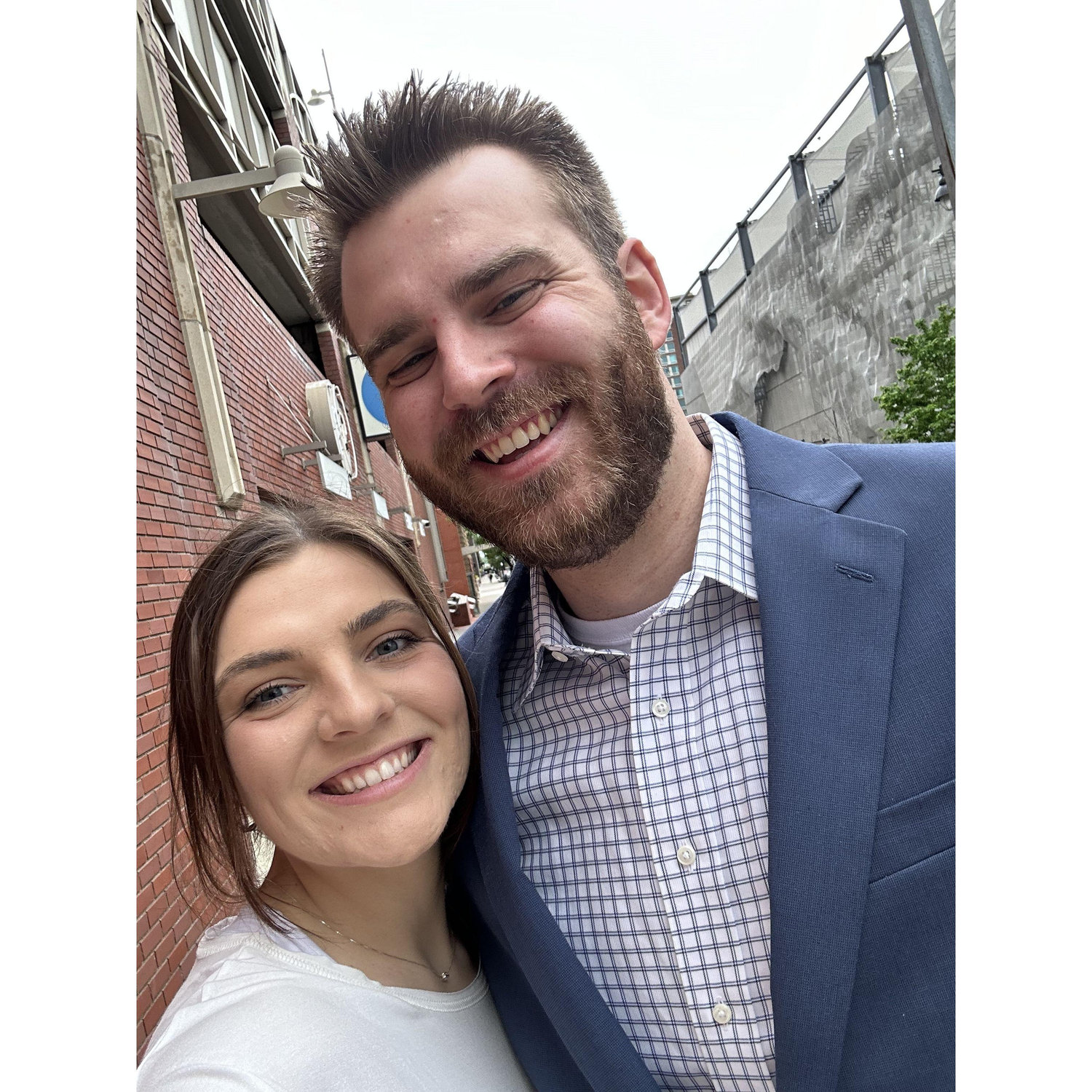 Our first ever photo together