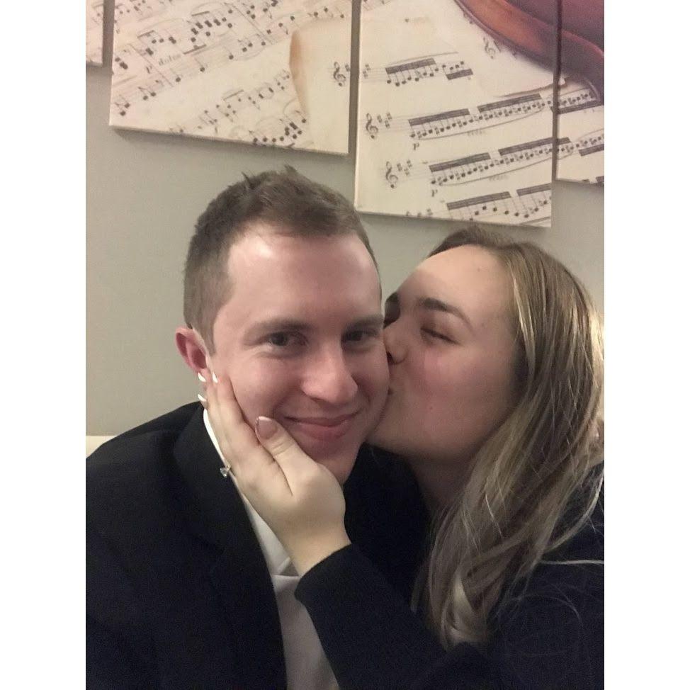 The day we got ENGAGED!! BEST. DAY. EVER.