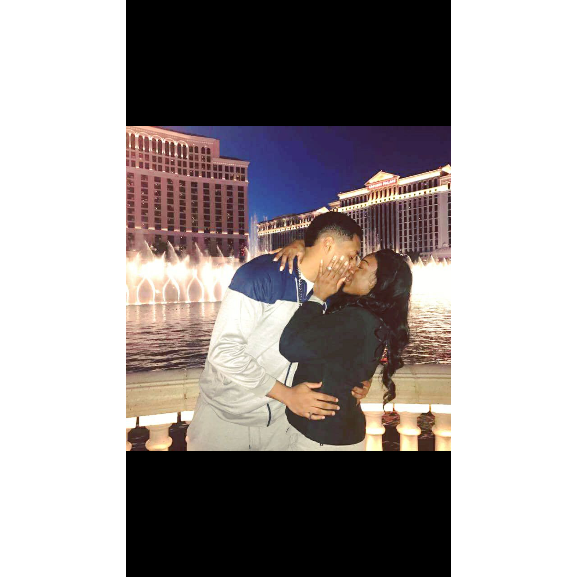 When she said yes!