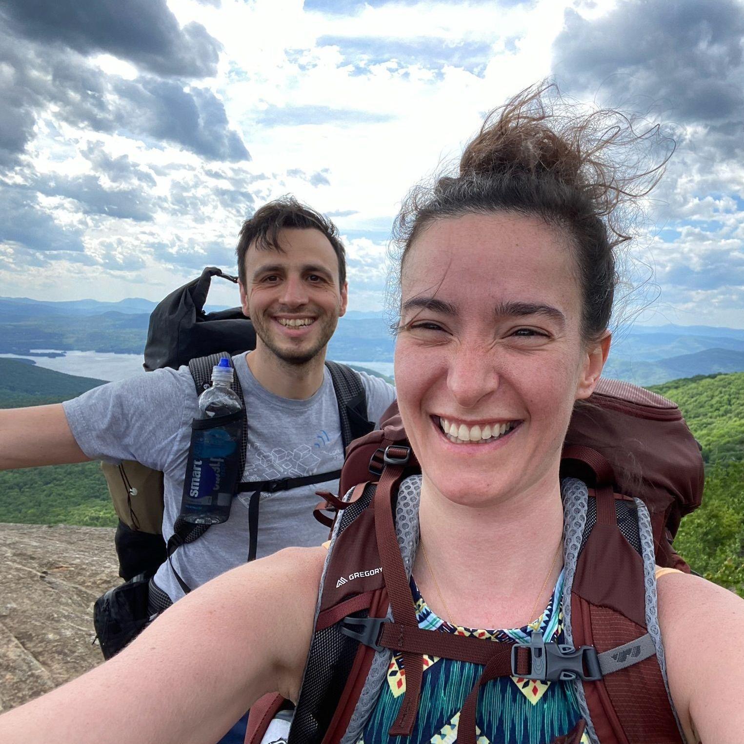 Our first overnight hike, Sleeping Beauty, July 2021
