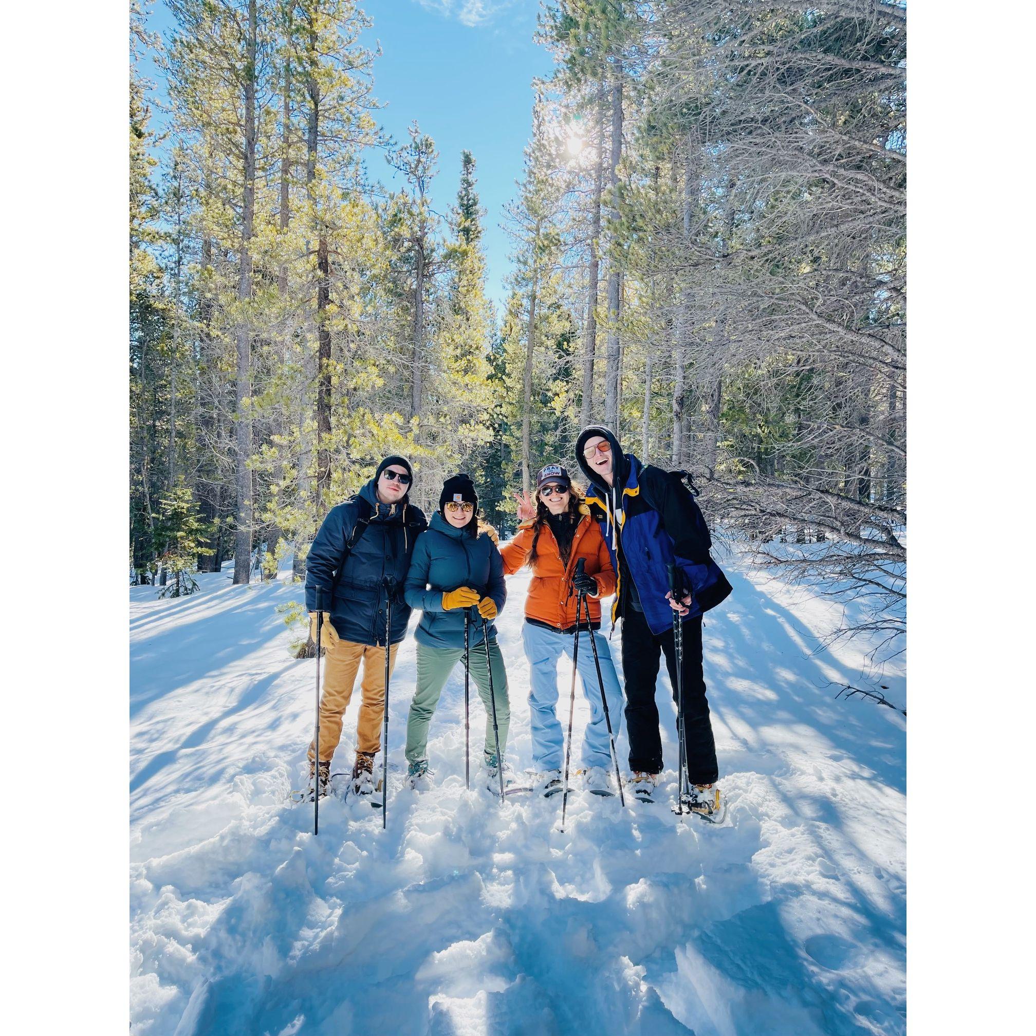 Snowshoeing in Rocky Mountain National Park