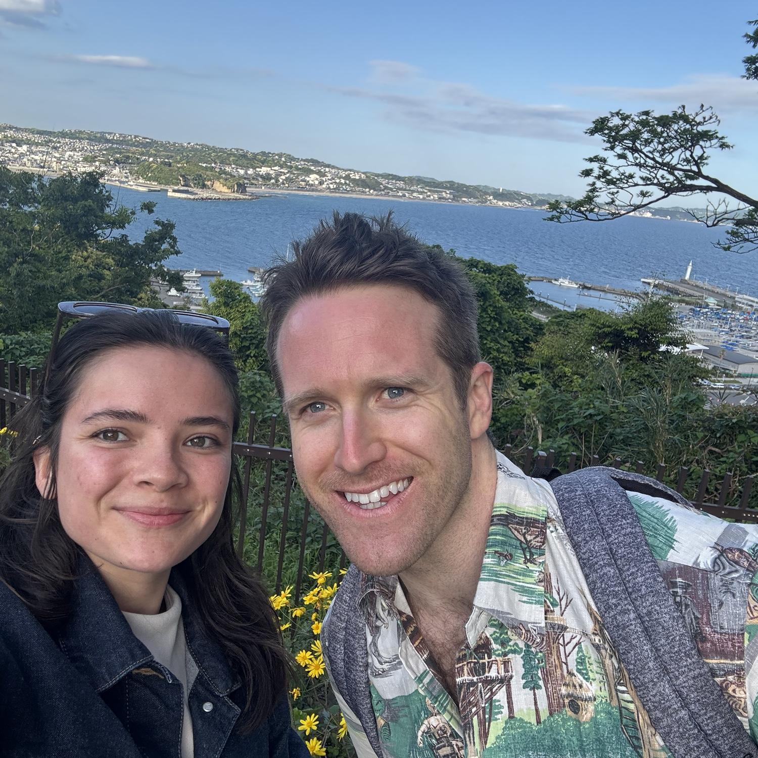 Kamakura Island. (I accidentally made Kelly hike up TWO mountains)