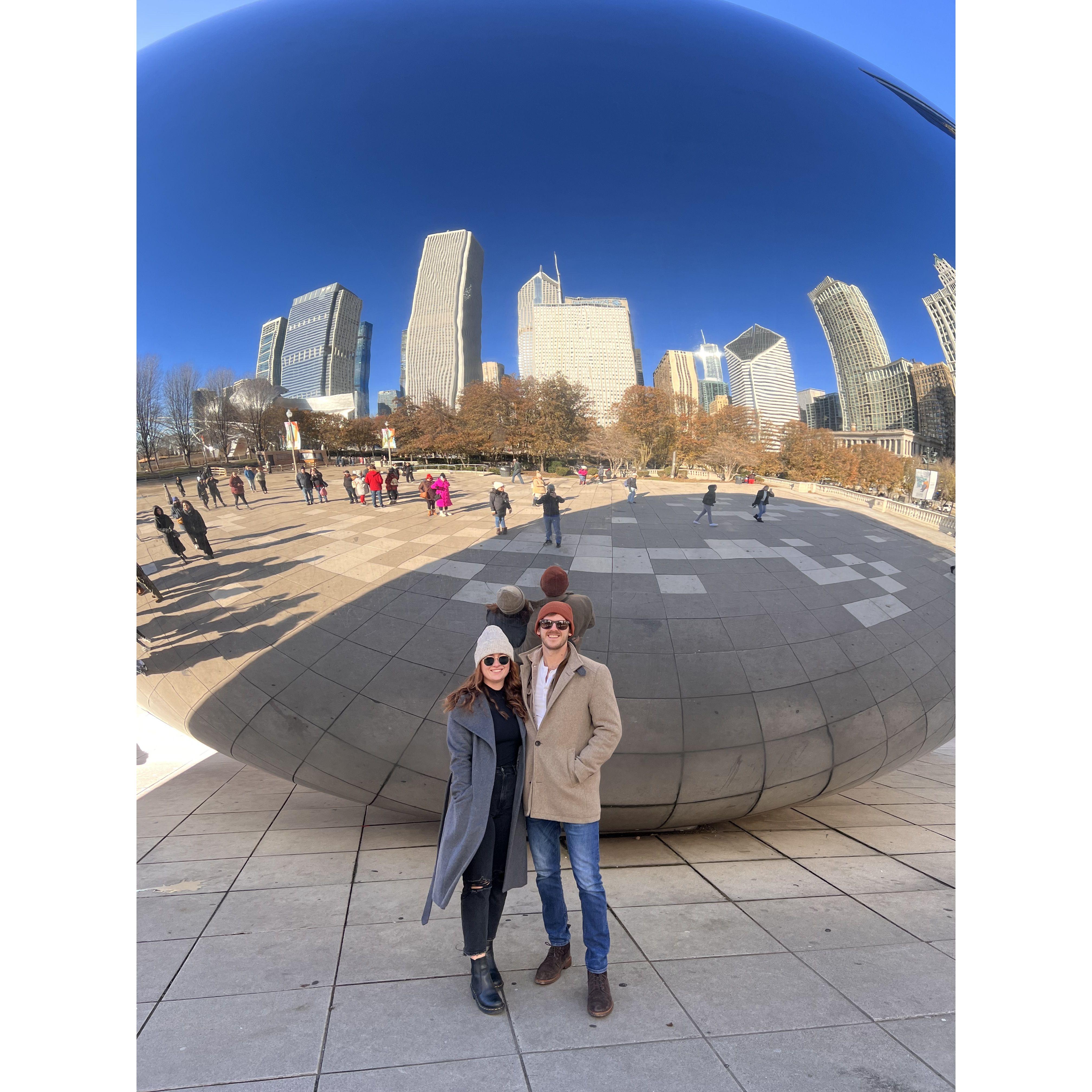 Jess's first vacation in Chicago