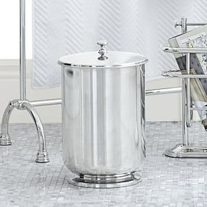 Mercer Polished Nickel Bathroom Accessories - Trash Can