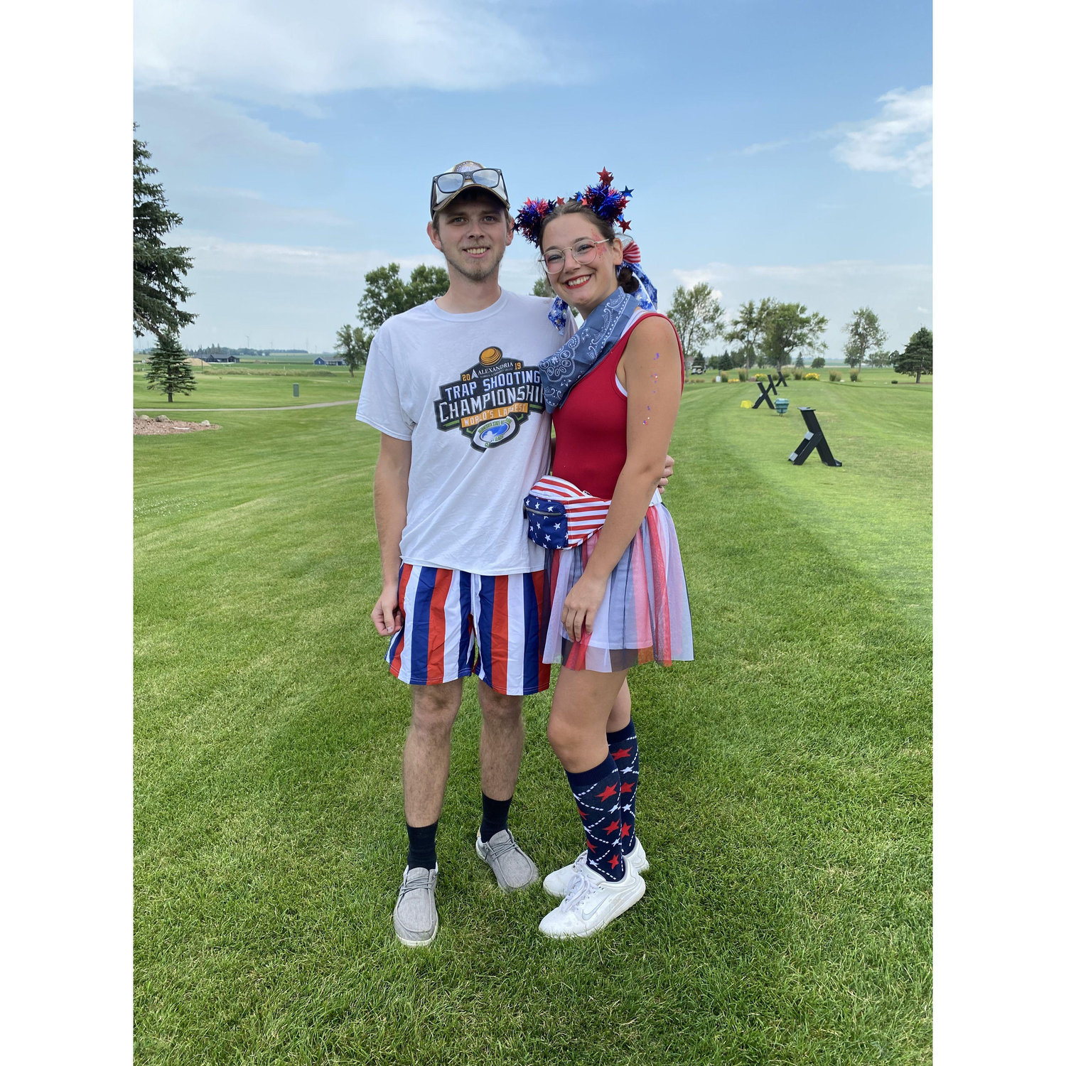 Railroad Days golf tournament! We won best dressed