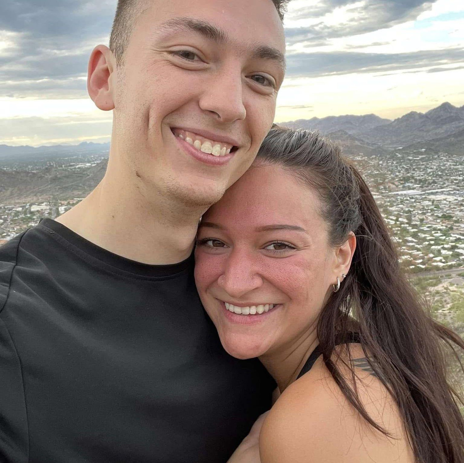 Piestewa peak hike, one of our first dates.