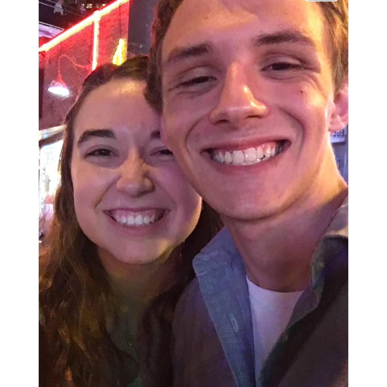 Our first official date!