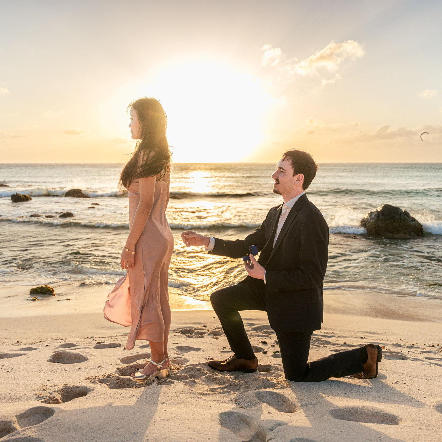 Earlier in the day, we went snorkeling with sea turtles where we met our "tour guide" who was secretly also a photographer. He offered to do a discounted shoot since a couple "cancelled last minute"