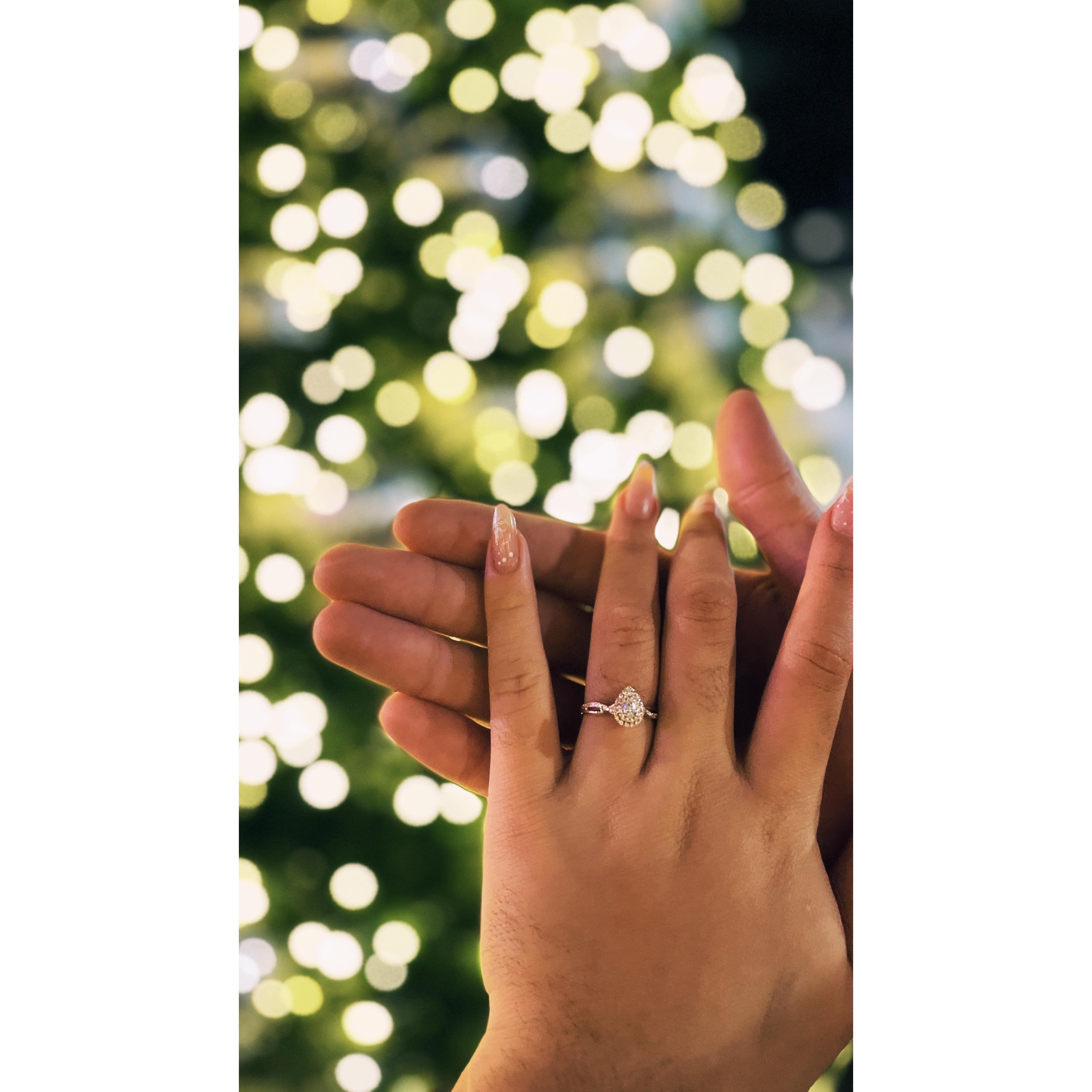 when she said "yes"