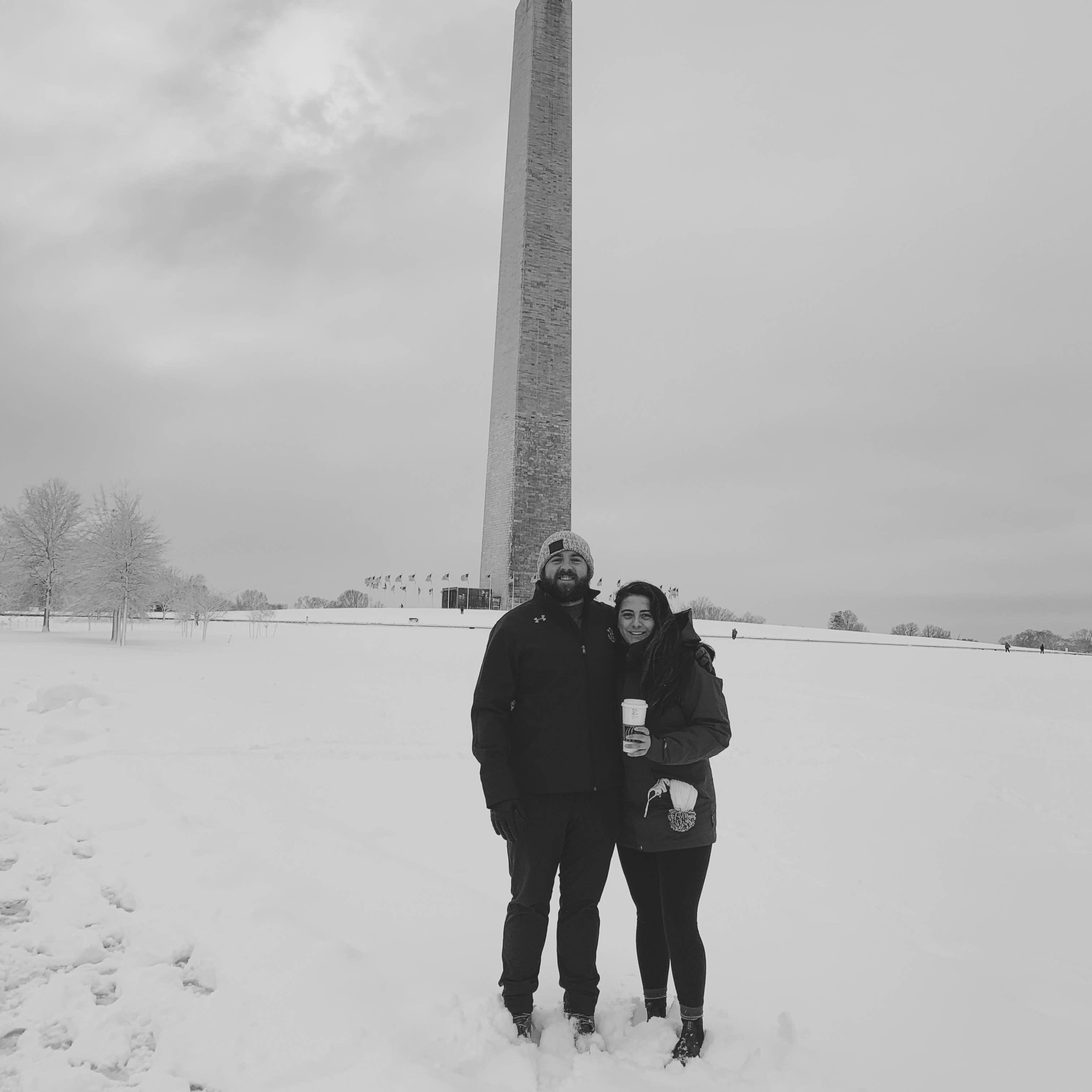 A snowy DC birthday!