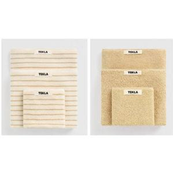 Tekla Towel Set (Bath Towel, Hand Towel, Wash Cloth)