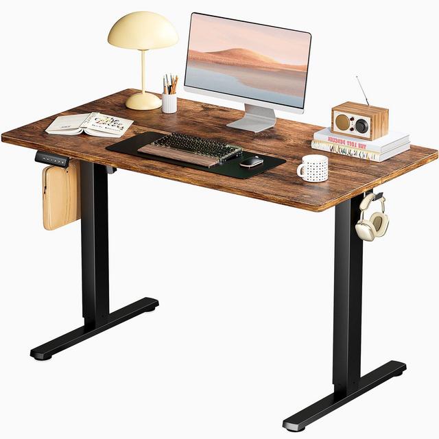 JIONJOY 40 Wide Height Adjustable Standing Desk - Brown
