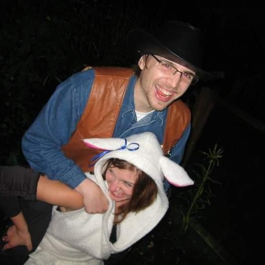 This photo was taken at the beginning of our friendship in 2010, as Chuck Norris and Bo-peep's lost sheep 🤣❤️
