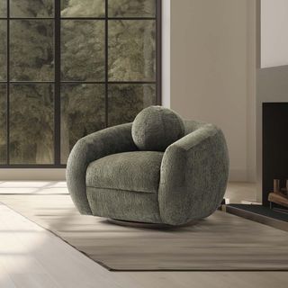 Tribeca Modern Chenille Accent Chair
