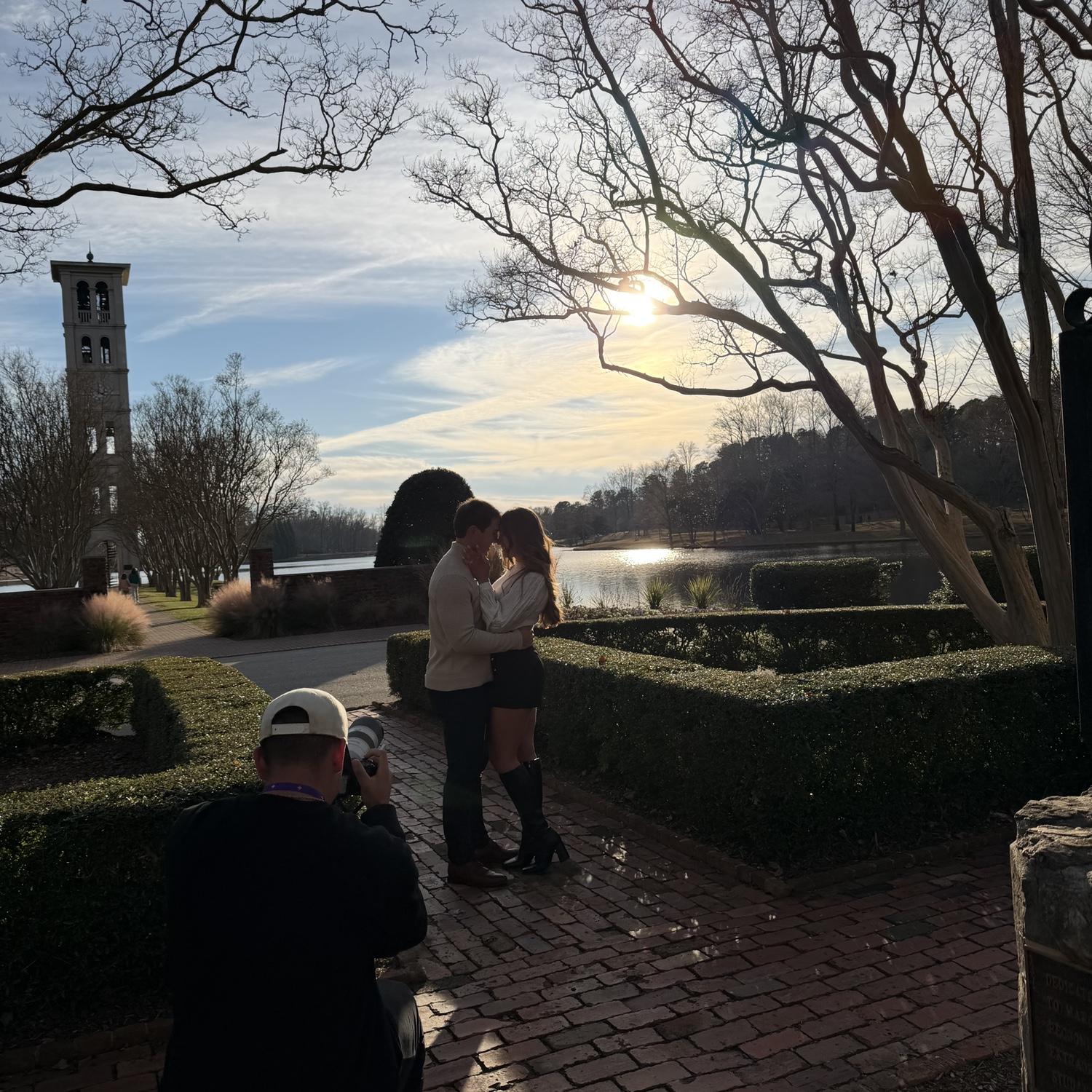 November 2025 - Truly a beautiful day. Shoutout to Juan who took captured the memory perfectly on the grounds of Furman University!