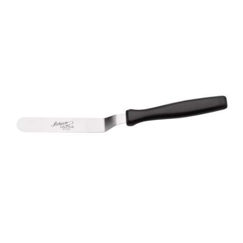 Ateco 1305 Ultra Offset Spatula with 4.25" x 0.75" Stainless Steel Blade, 4½", Silver