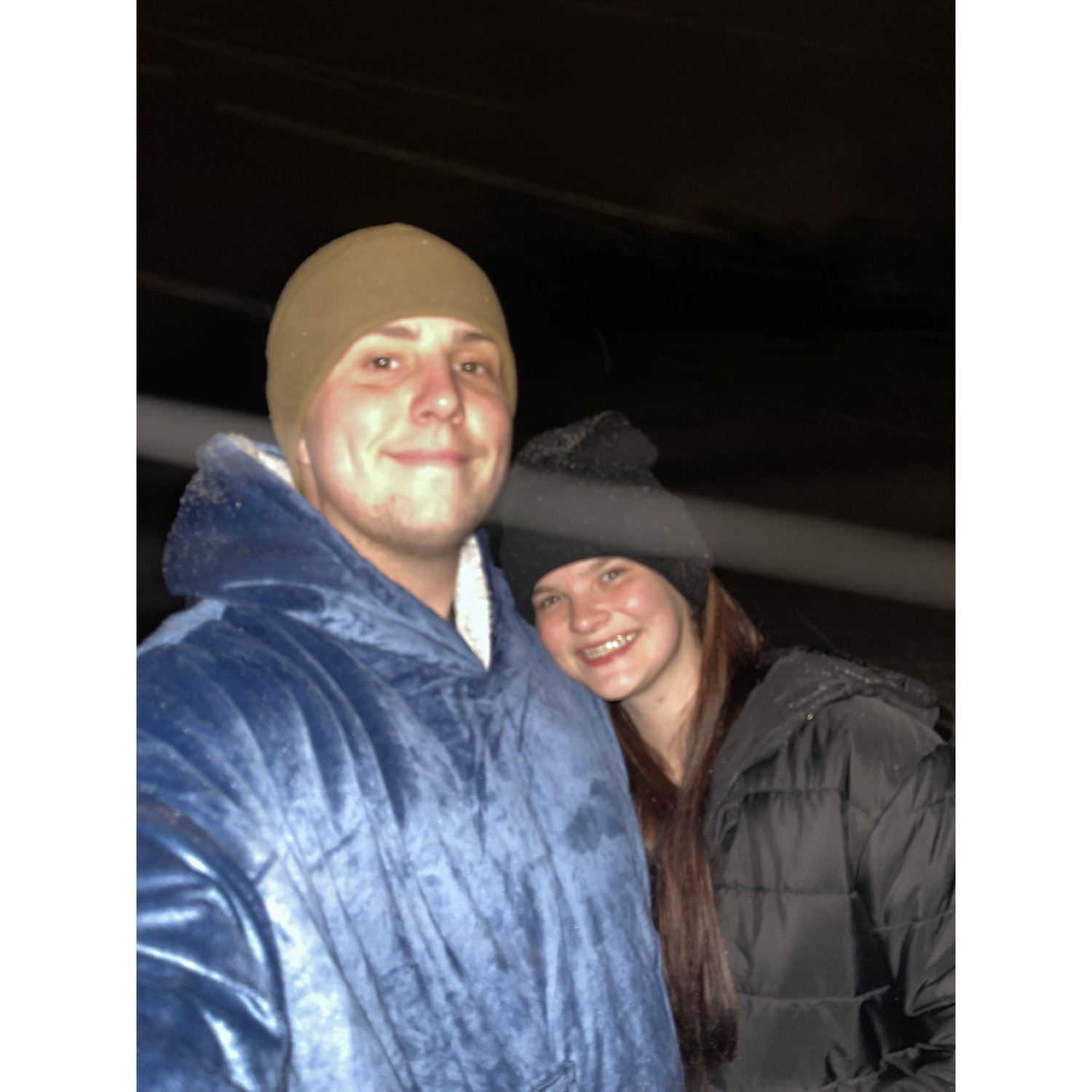 We went sledding!