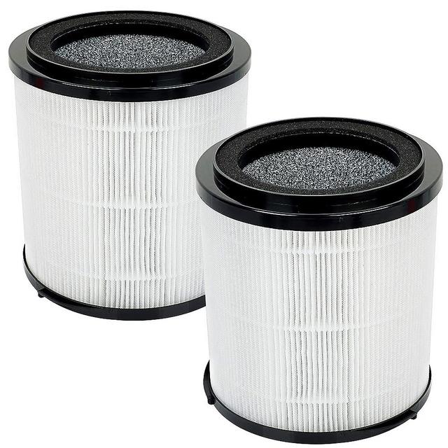Flintar H13 True HEPA Replacement Filter, Compatible with SilverOnyx 5-Speed Air Purifier KJ150F-C02, 4-in-1 H13 Grade True HEPA filter, For Large Room 500 sq ft (2-Set)