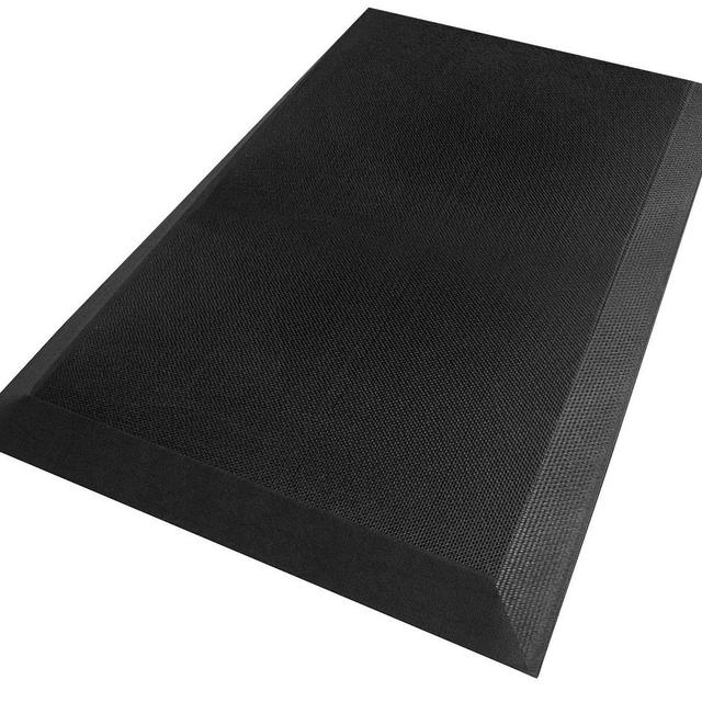 Sorbus Anti Fatigue Mat—All-Purpose Standing Desk/ Floor Mat, Cushioned for Luxurious Comfort— Great for Kitchen, Bathroom, or Workstation in Home or Business (24 in x 18 in, Black)