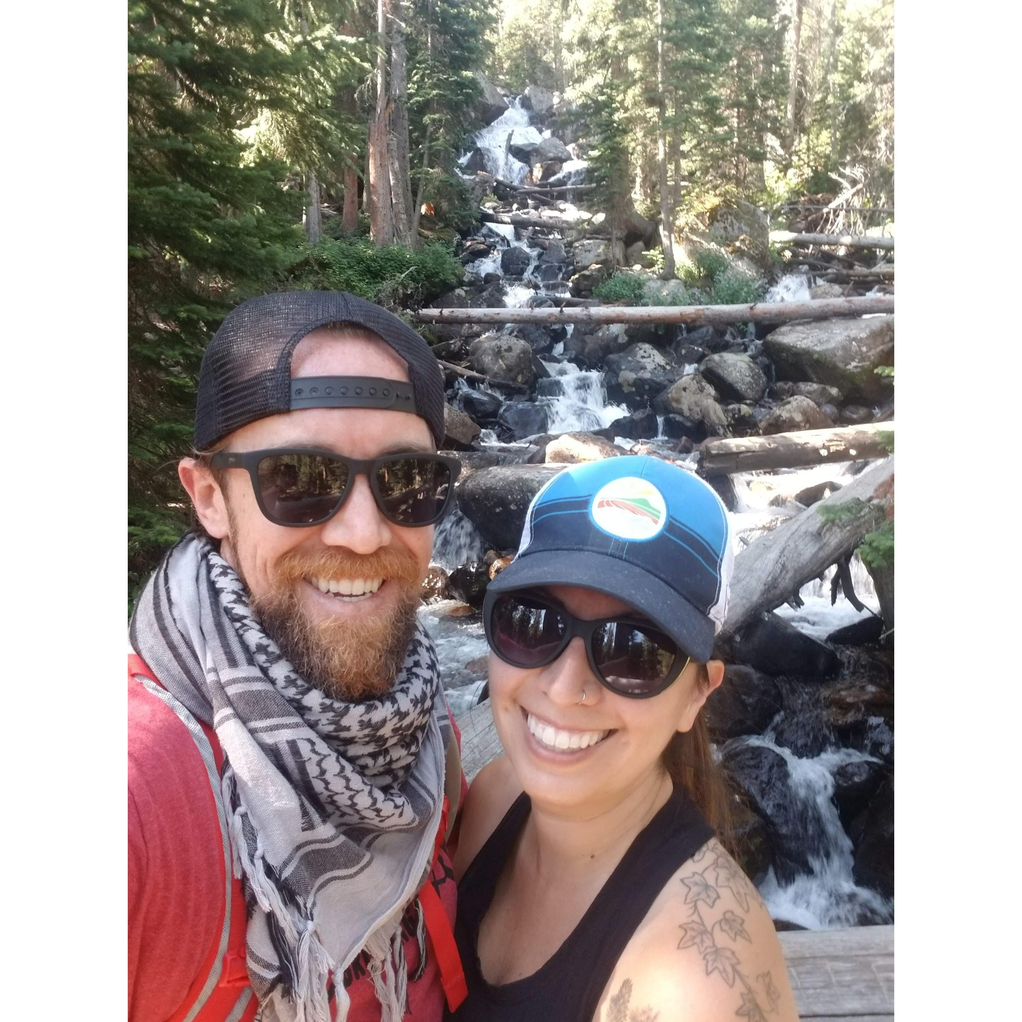 Hiking around Rocky Mountain National Park in Colorado. What a dream vacation!