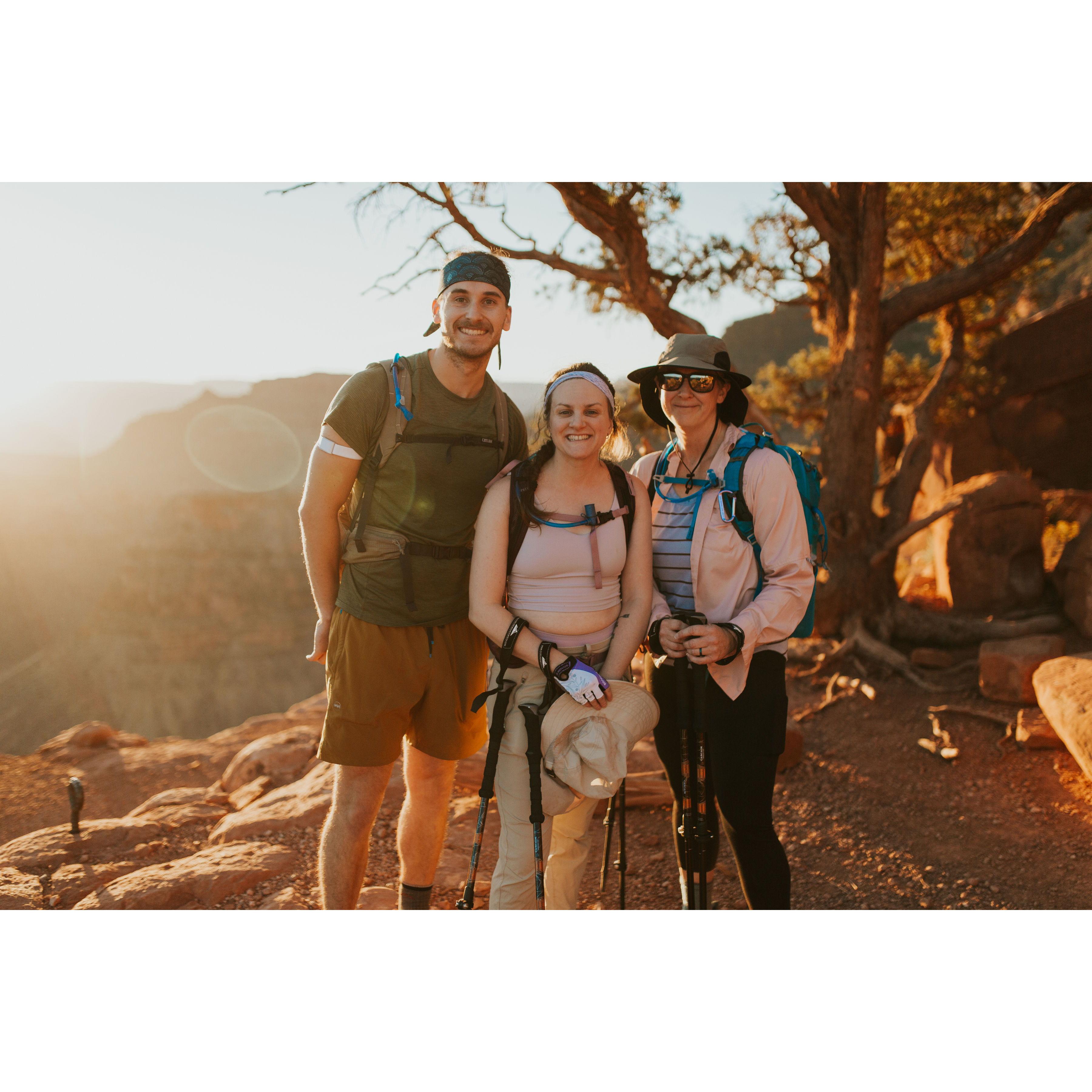 Grand Canyon with Gina, Craig's mom!