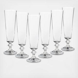 Riva Champagne Flute, Set of 6