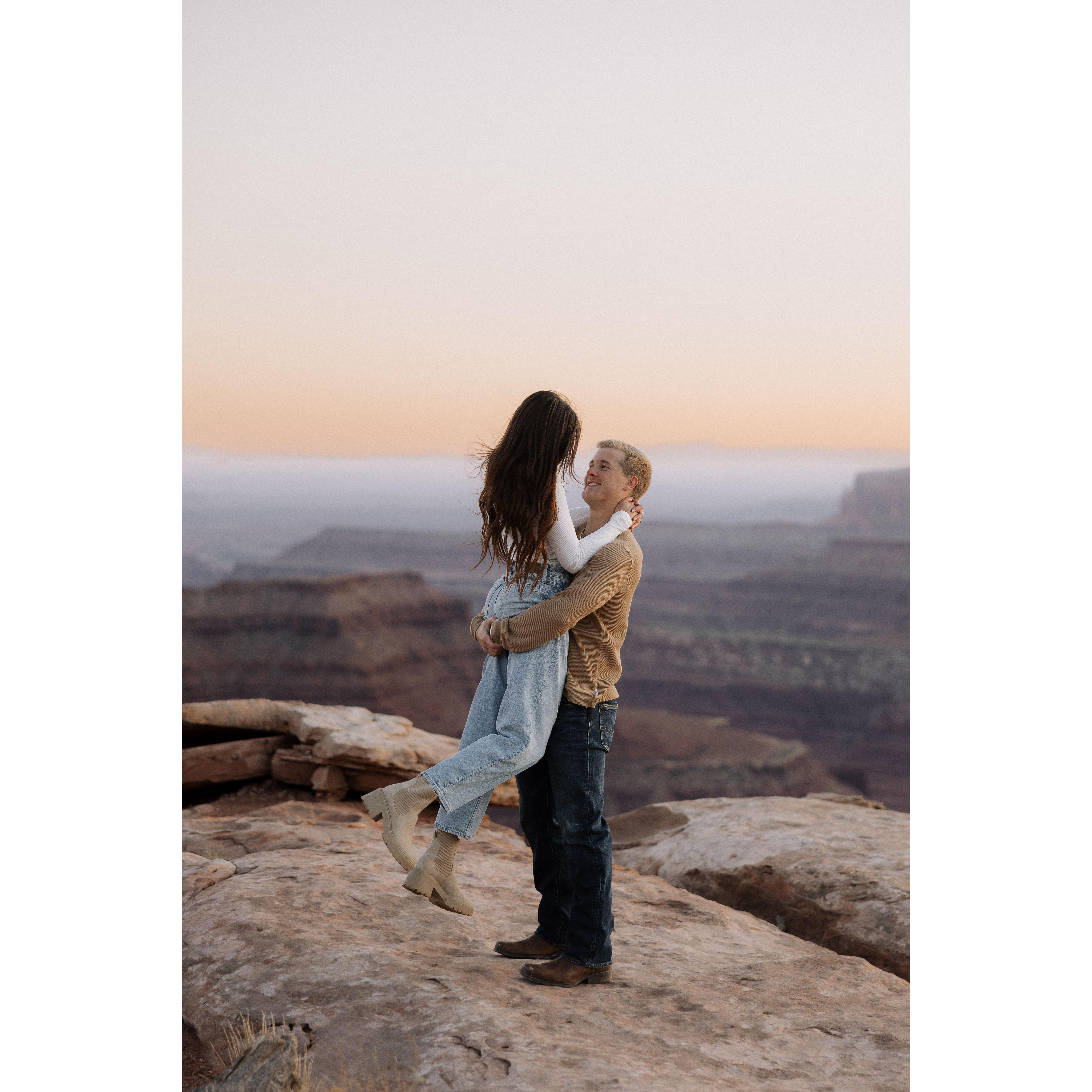 Our first professional photoshoot.