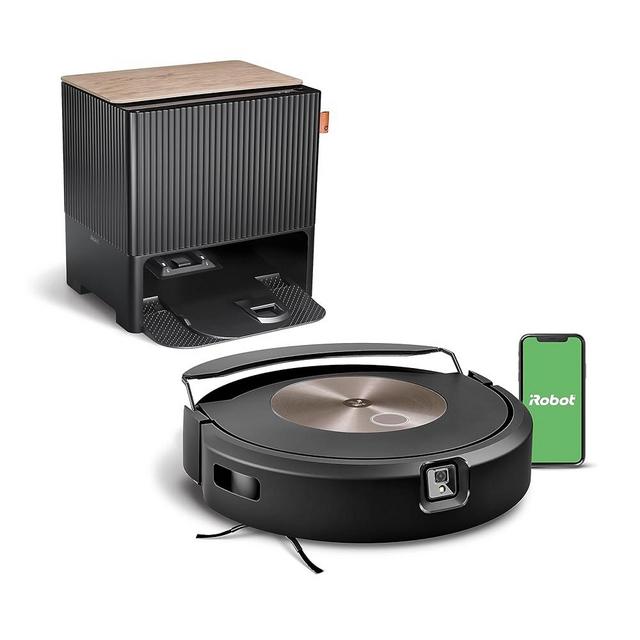 iRobot Roomba Combo j9+ Self-Emptying & Auto-Fill Robot Vacuum & Mop – Multi-Functional Base Refills Mopping Bin and Empties Itself, Vacuums and Mops Without Needing to Avoid Carpets, Avoids Obstacles