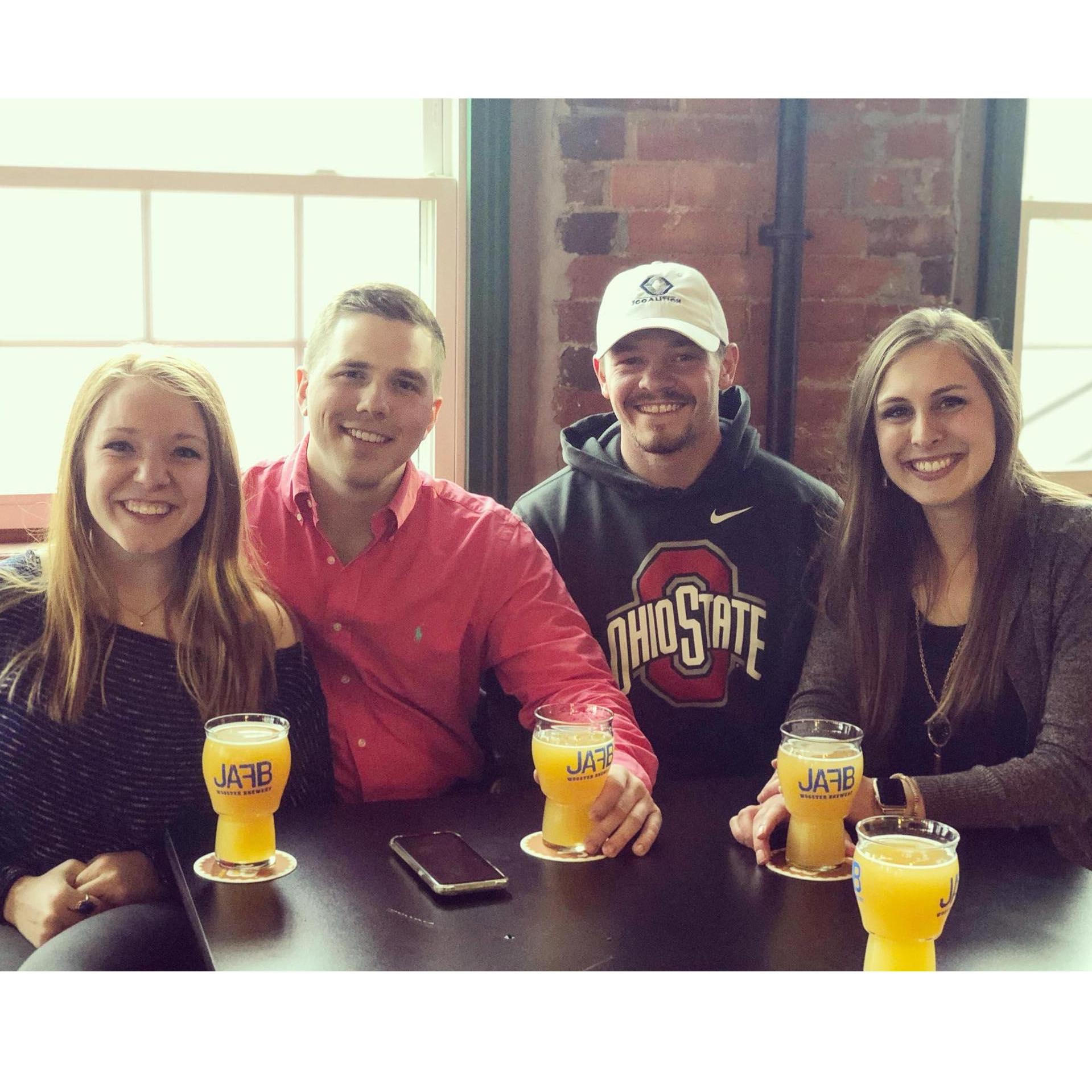 This was the regular crew in college and our delightful term for ourselves is "Fam". We have two new spouses to add as well now!