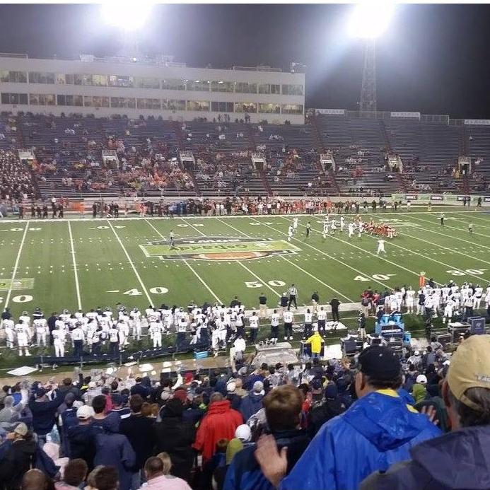 Our first GSU Bowl game, though we didn't really know each other or really remember each other, I am counting it ;)