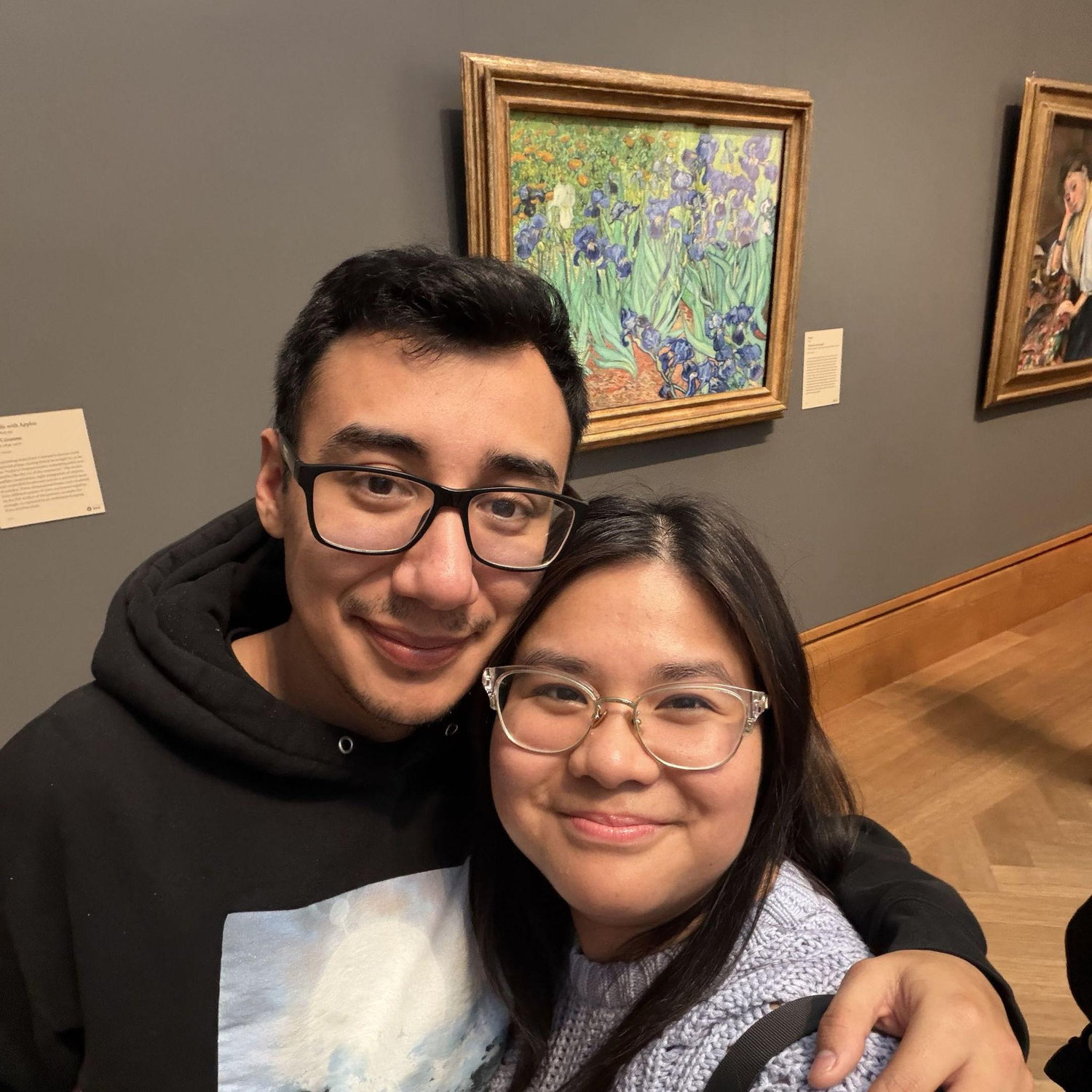 When we first started talking, Kris suggested going to the Getty Museum and I told him I was not driving that far for someone I barely knew. But here we are to see my favorite artist.