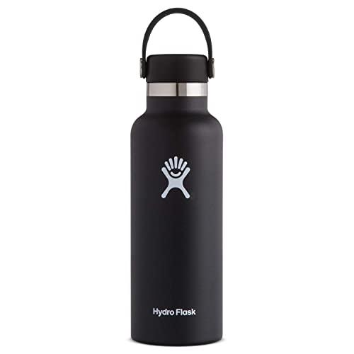 Hydro Flask Water Bottle - Standard Mouth Flex Lid - Multiple Sizes & Colors
