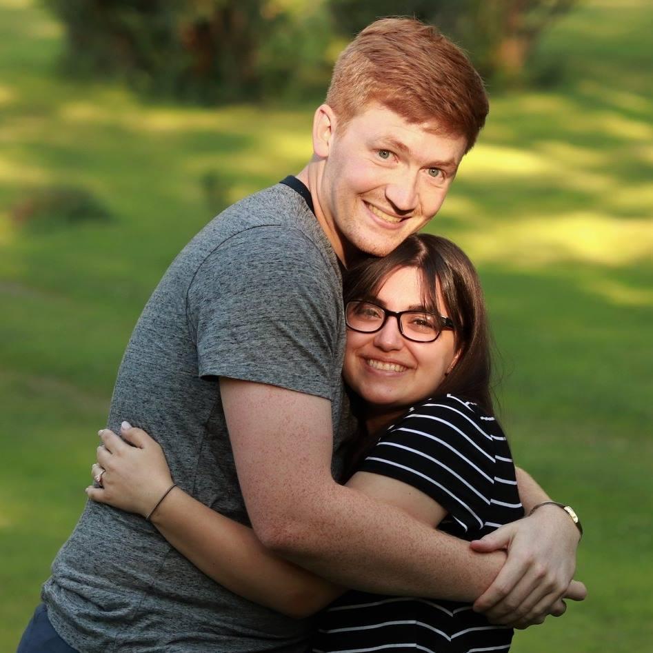 This photo was taken right after we got engaged at the Betts family camp, where we met those years ago.