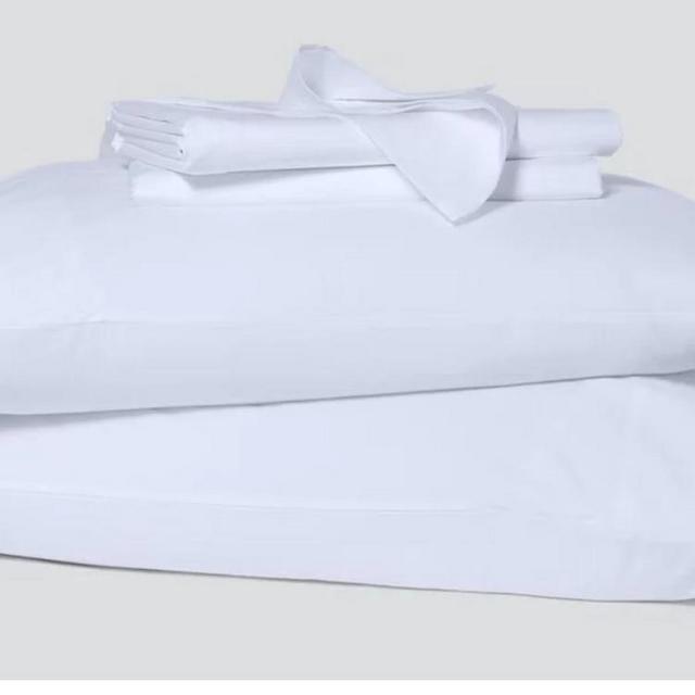 Casper Percale Sheet Set- KING/WHITE