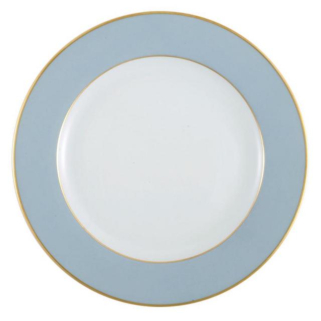 Ancienne Manufacture Royale Elysee Service Plate Lt Blue