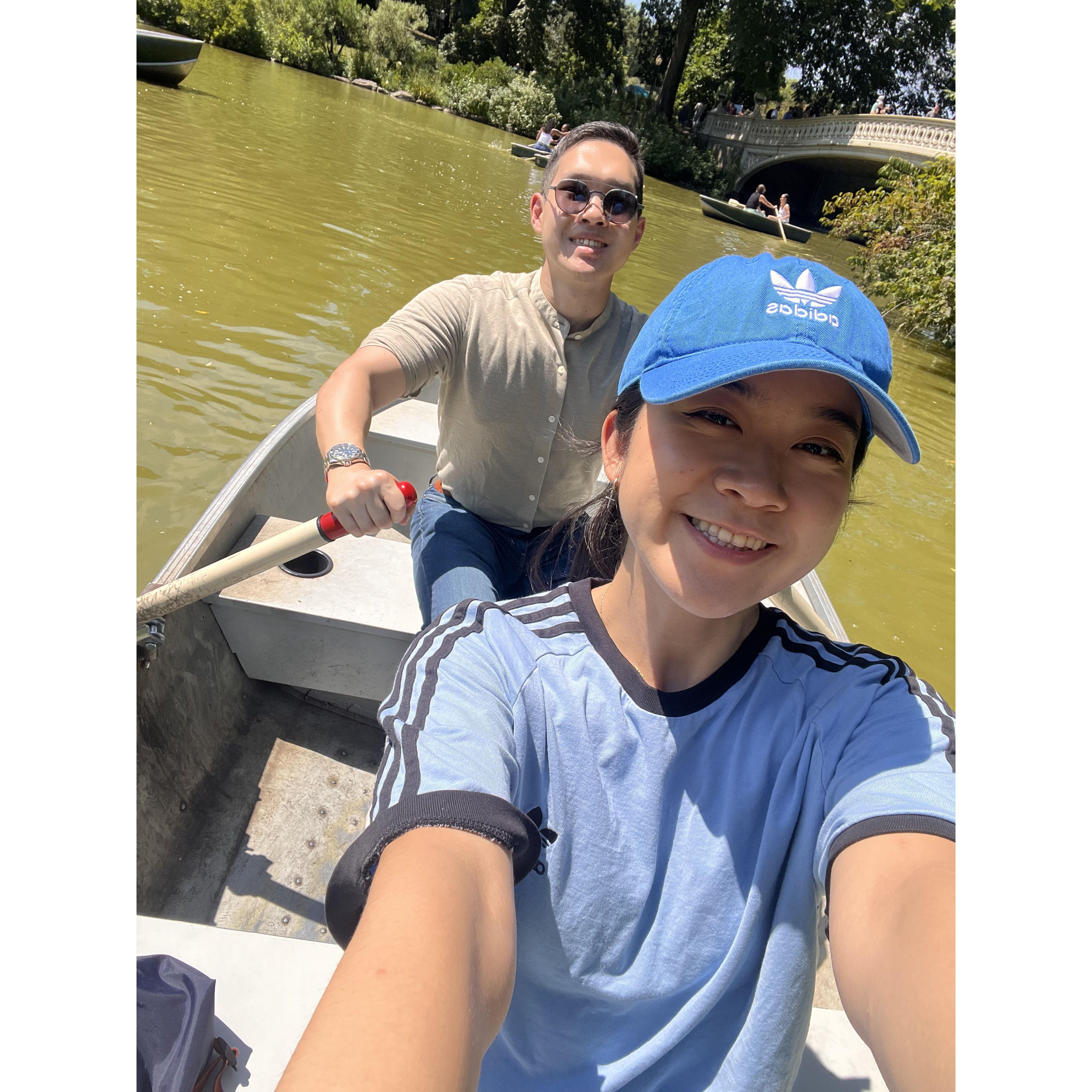 Central park boatride