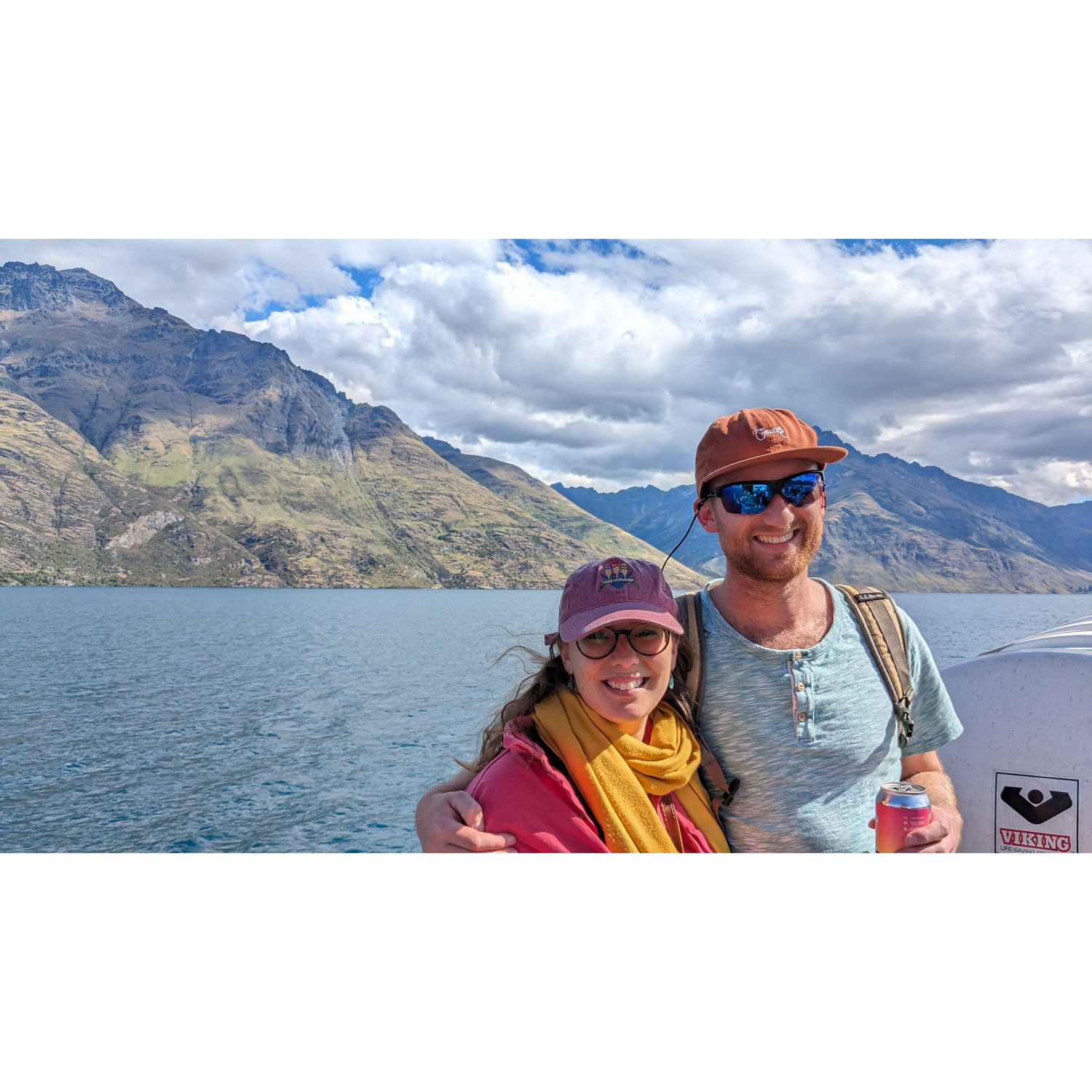 All aboard the TSS Earnslaw, Lake Wakatipu, NZ.