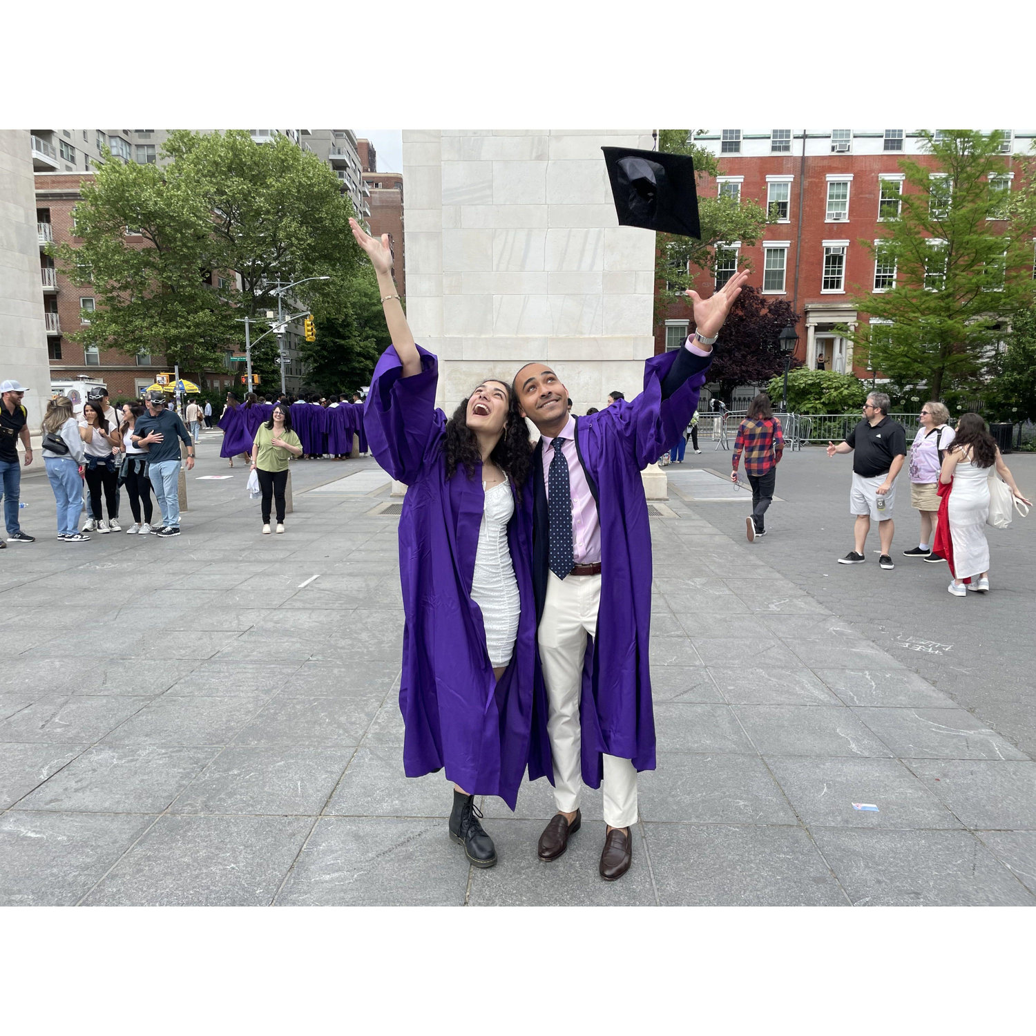 From the first day to the last... graduating NYU Class of 2024 together.