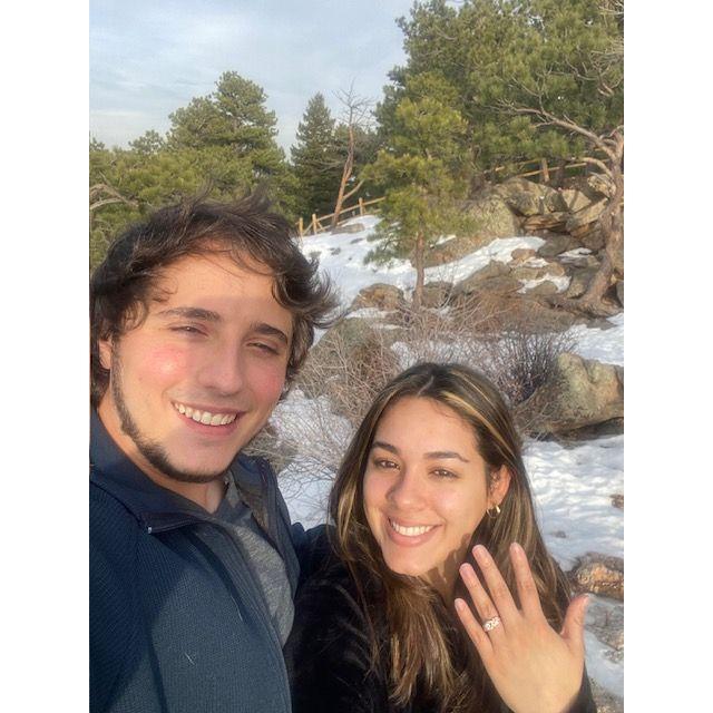 The moment he proposed!!