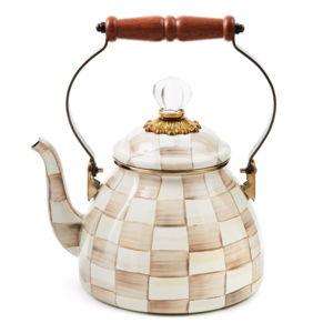 MacKenzie- Childs 2-Quart Enamel Tea Kettle