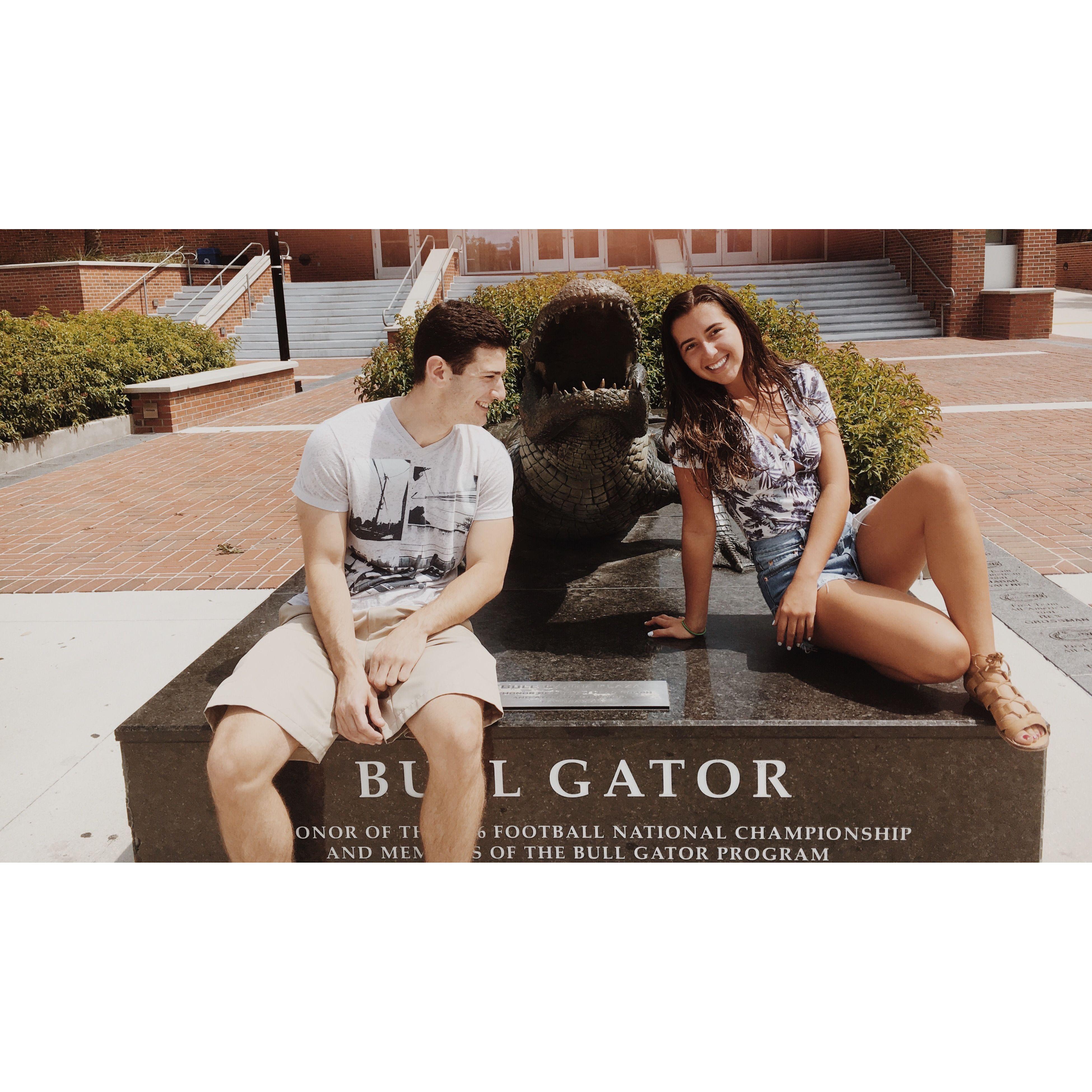 Jonathan's first trip to Gainesville - September 2017