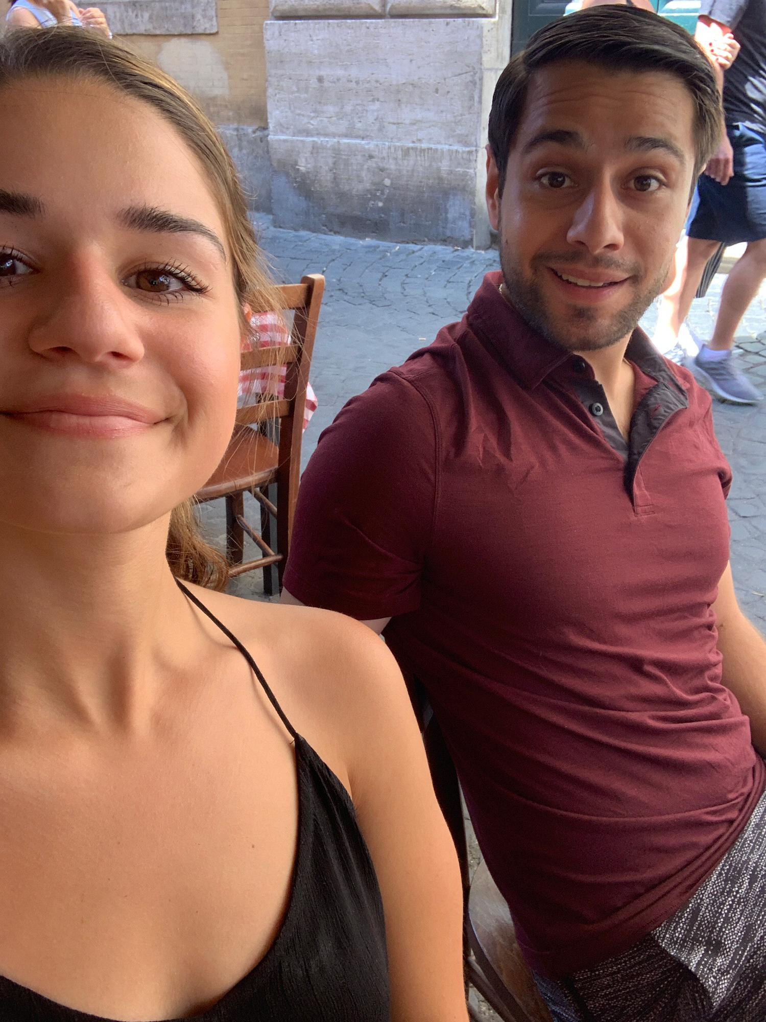 if memory serves, this pic was taken in rome after one of the best brunches we've ever had